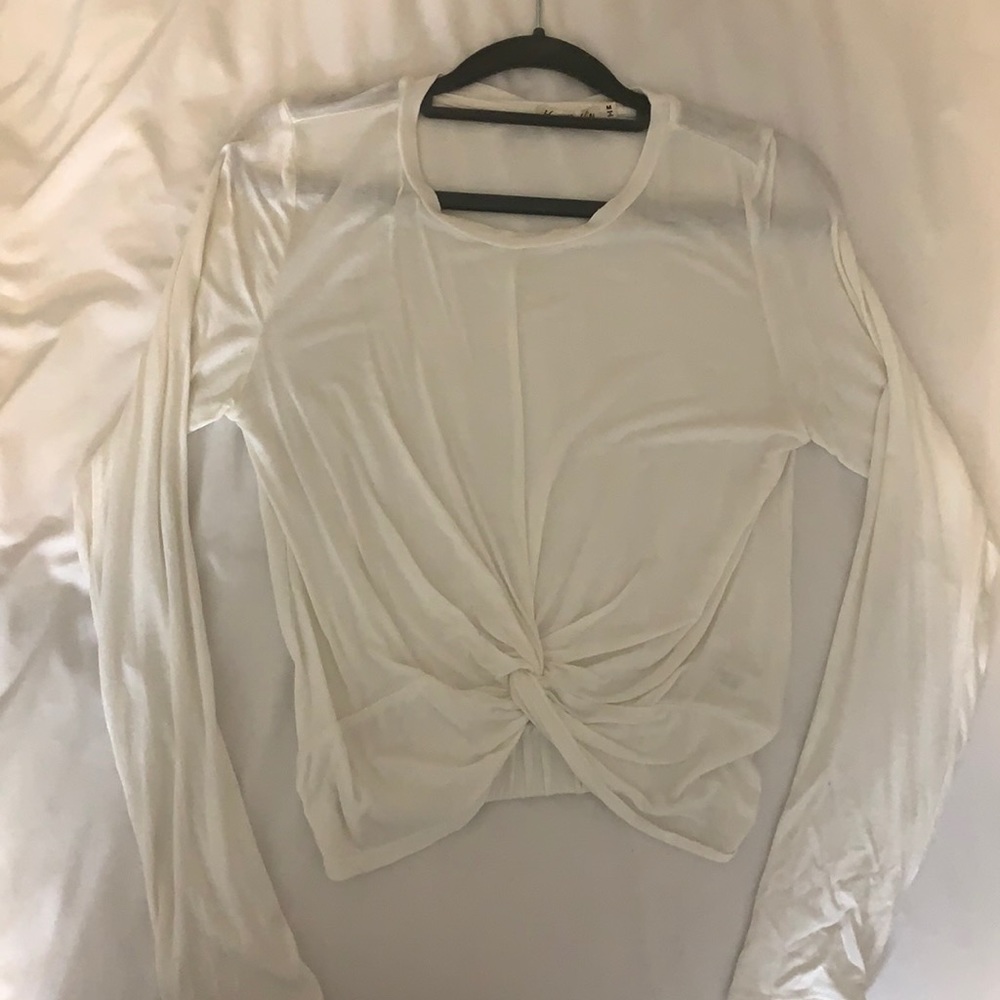 White long sleeve.